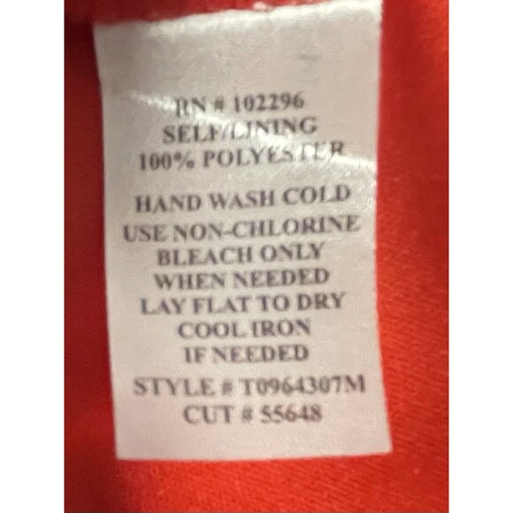 Connected Apparel Red and Black Midi Dress - Picture 8 of 9